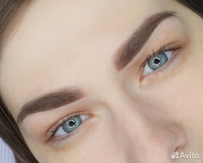 Перманентный макияж бровей, татуаж