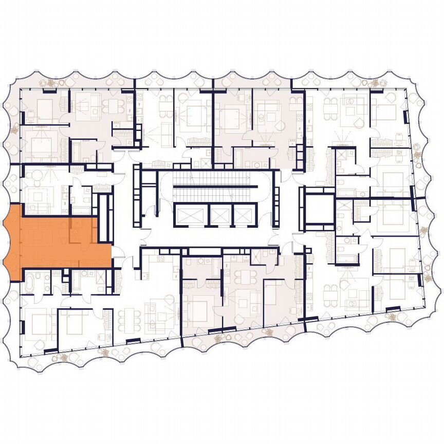 1-к. квартира, 30,4 м², 3/24 эт.