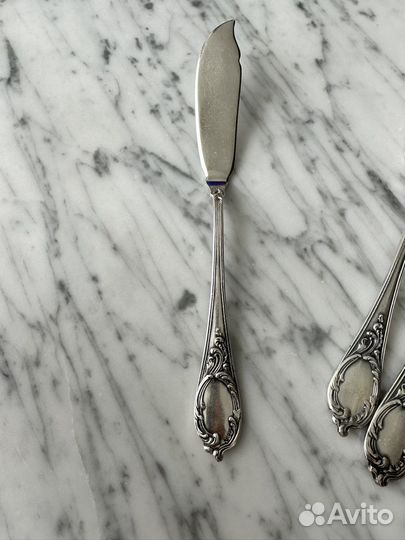 Набор столовых приборов фаберже мельхиор 50-60гг