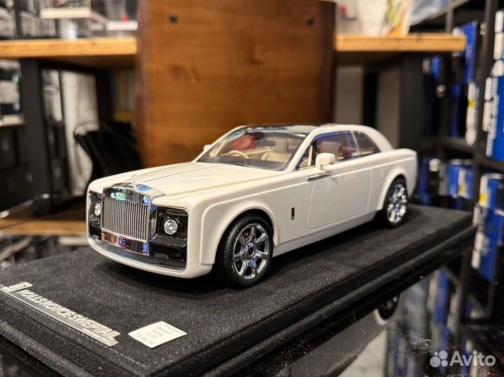 AB & AMA Models Rolls Royce Sweptail белый 1:18