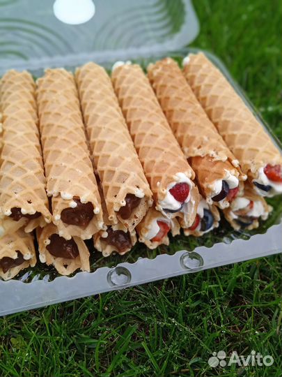 Вафельные трубочки