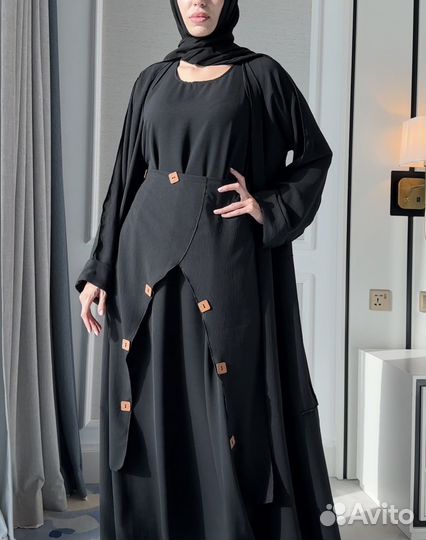 Комплект-4ка. Абая мусульманская. ОАЭ