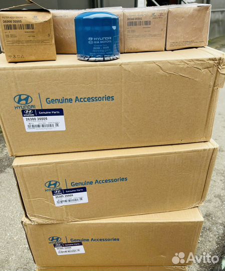 Фильтр масляный hyundai solaris kia rio 2630035505