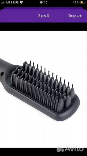 Выпрямитель плойка расчёска для волос