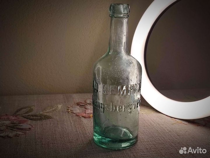 Бутылка Ad.Kempka раскопок Königsberga