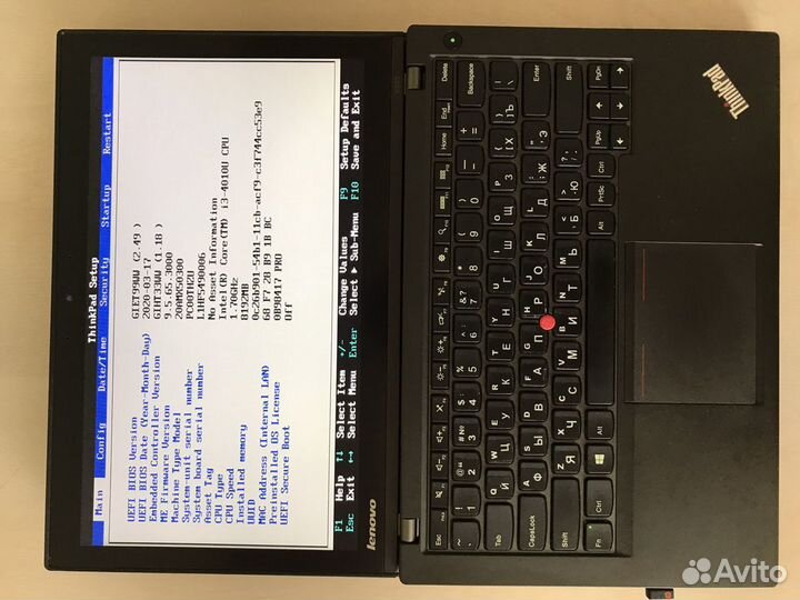 Lenovo thinkpad x240 Core i3 4010U