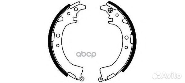 K2333-01 4085.00569SBS колодки барабанные To