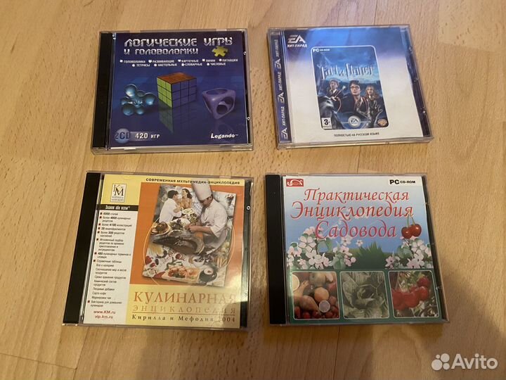 Диски с играми для компьютера