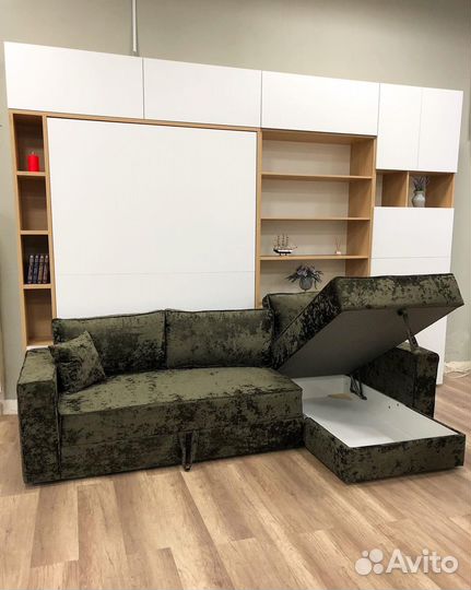 Шкаф кровать с диваном