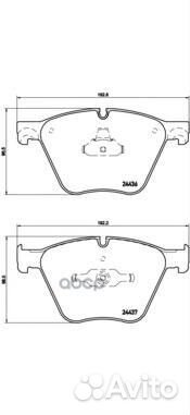 Колодки тормозные BMW X5 (E70) /X6 (E71) 08- 3.0