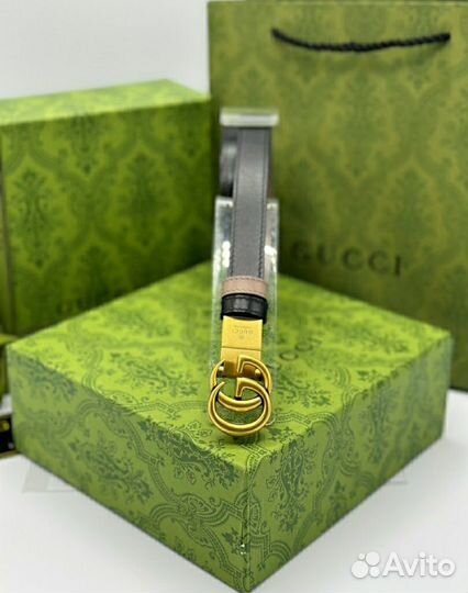 Ремень женский двухсторонний Gucci