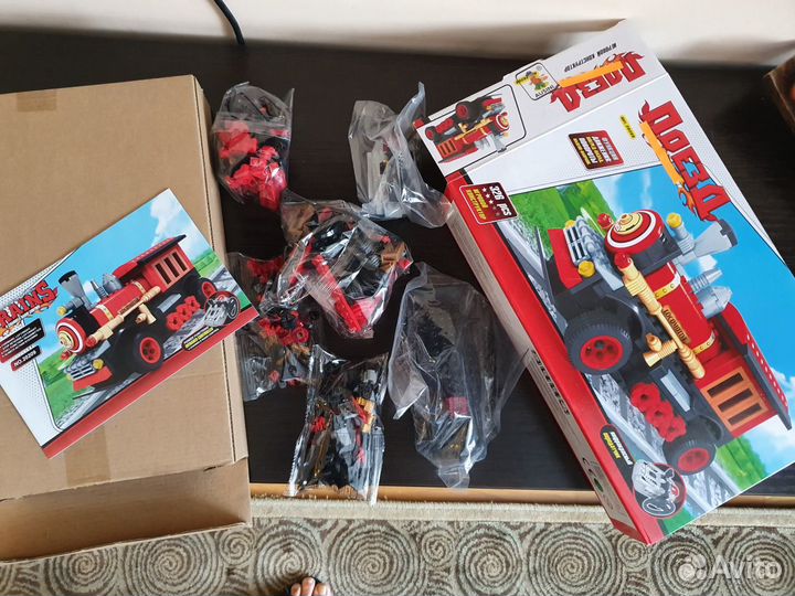 Поез паровоз конструктор.с инфракрасным передатчик