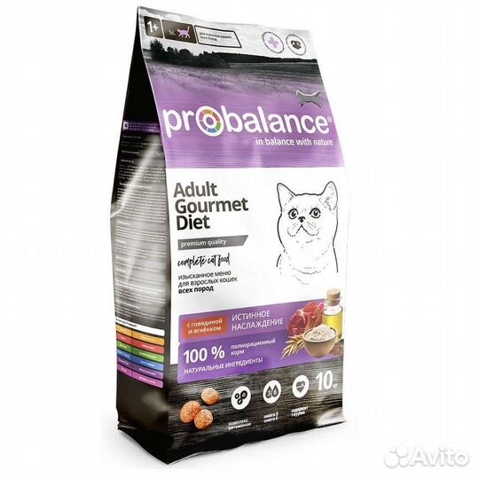 Probalance корм сухой для кошек, 10 кг