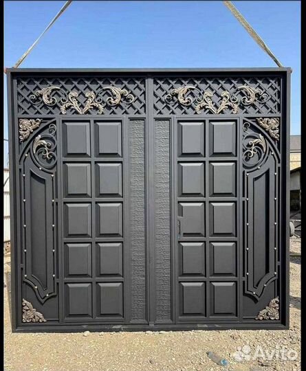 Кованые ворота с установкой y-7568