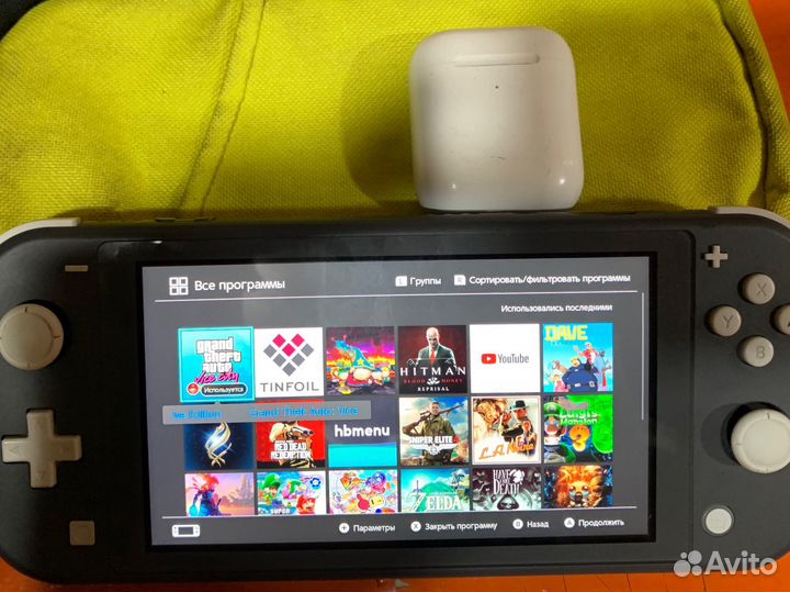 Nintendo switch lite прошитая 256