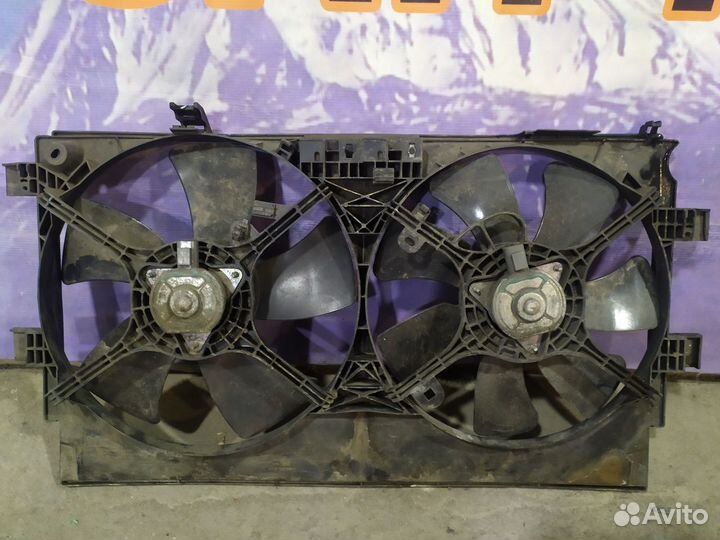 Mitsubishi lancer 10 диффузор с вентиляторами