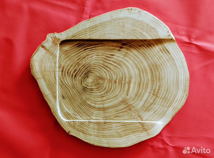 Доска сервировочная из спила дерева