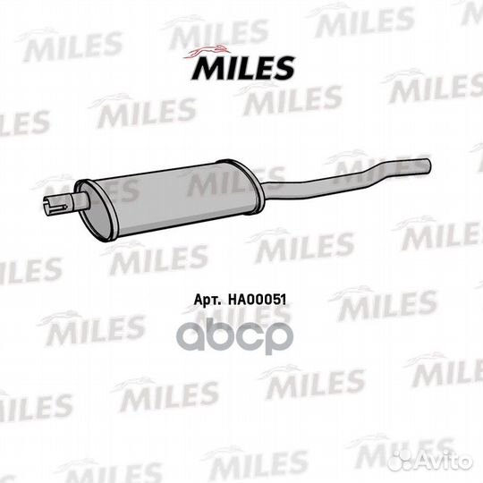 Глушитель daewoo nexia 1.5-1.8 95-99 ha00051 Miles
