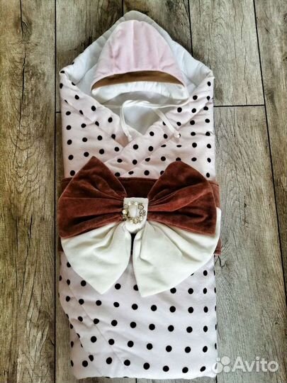 Конверт одеяло на выписку весна осень