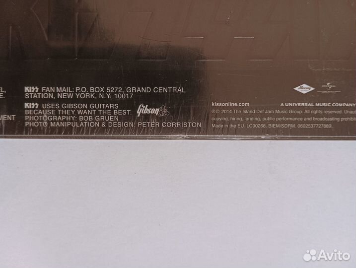 LP Kiss - Dressed To Kill EU 1975 (2014) новый