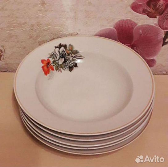 Винтажные Тарелки Дулево 5шт