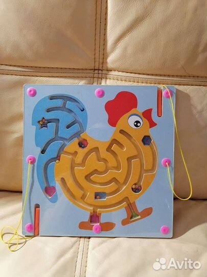 Лабиринт магнитный: Петушок и Цифры