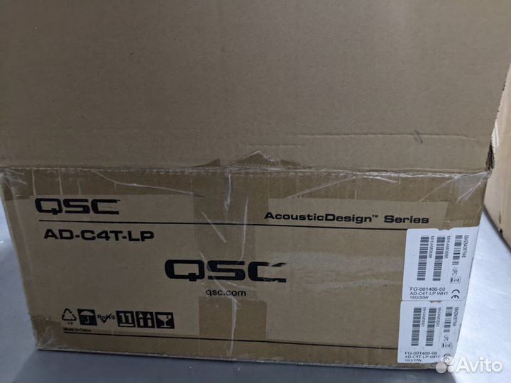 Встраиваемая акустика трансформаторная QSC AD-C4T