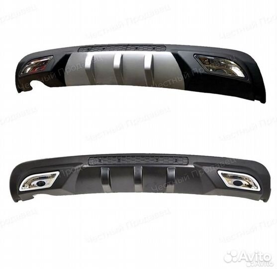 Накладка заднего бампера Шеврале Круз