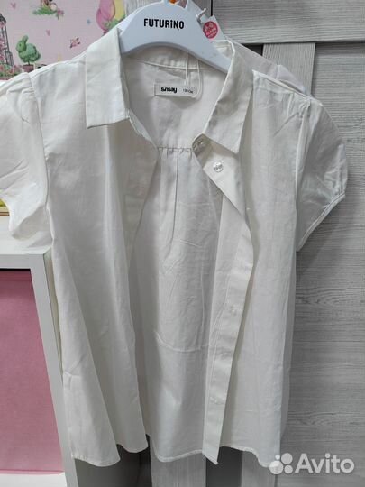 Блузки школьные 122 128 новые