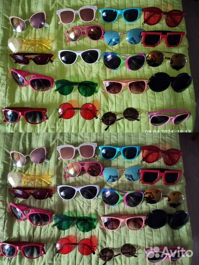 Очки шляпы бейсболки