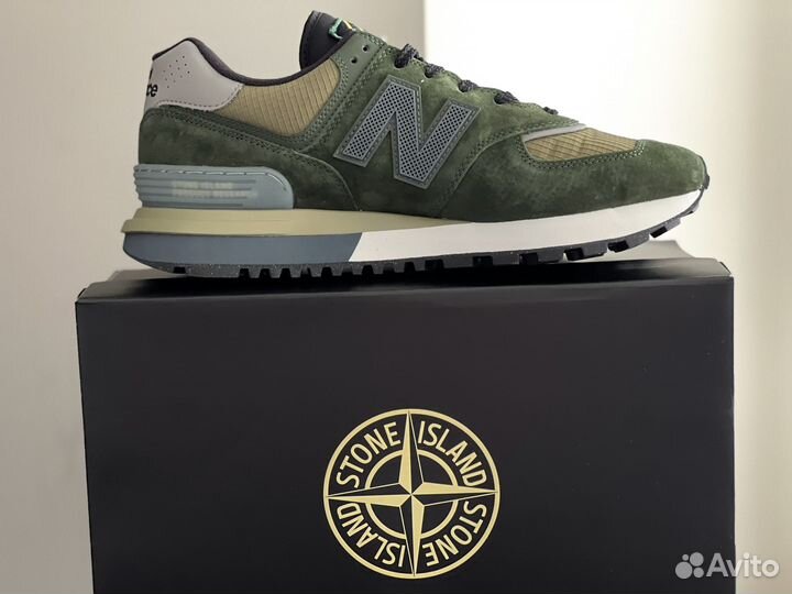 Кроссовки Stone island X New Balance 574 оригинал