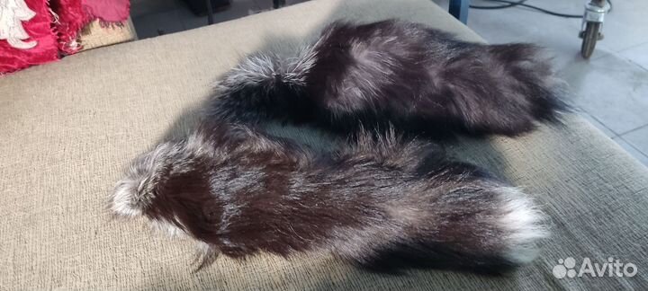 Хвосты лисы натуральные