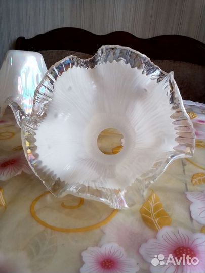 Плафон стекло перламутр