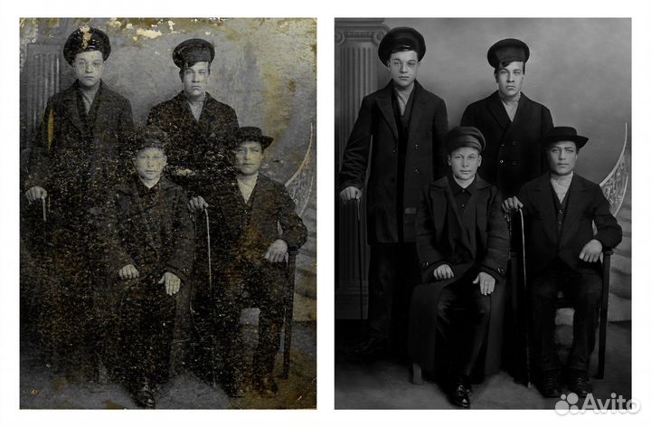 Реставрация, ретушь и колоризация фото