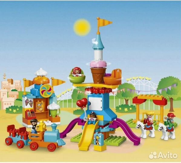 Lego duplo Большой парк аттракционов 10840