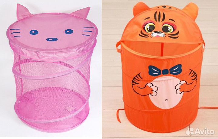 Корзина для игрушек Кошечка и Тигрёнок