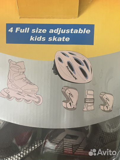 Роликовые коньки + защита