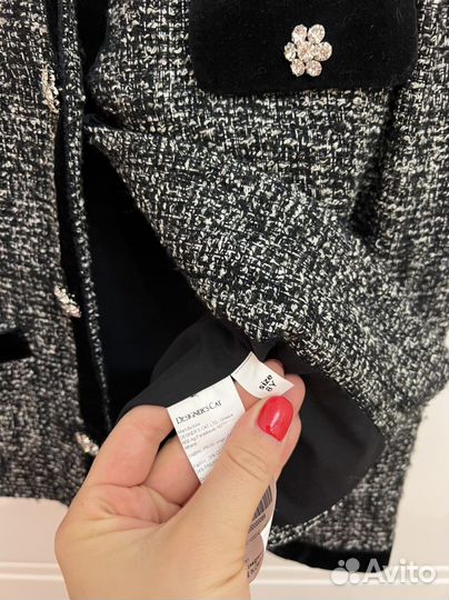 Твидовый жакет designers cat для девочки