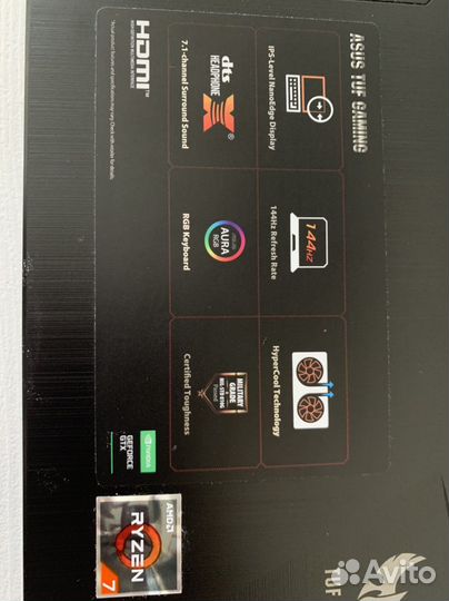 Ноутбук Игровой asus tuf gaming fx505dt-HN536T