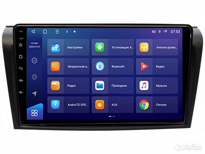 Магнитола Mstar TS109042A для Mazda 3 2003-2008