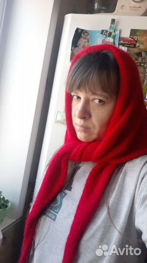 Бактус, платок, косынка из пуха норки