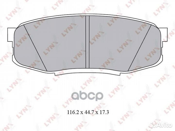 Колодки тормозные зад toyota land cruiser (J200