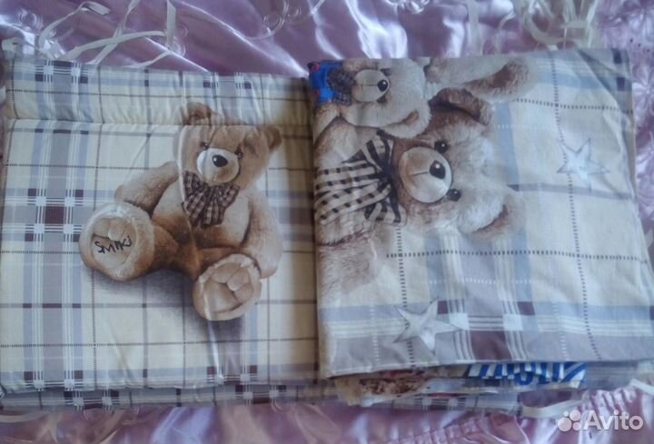 Комплект бортиков в кроватку