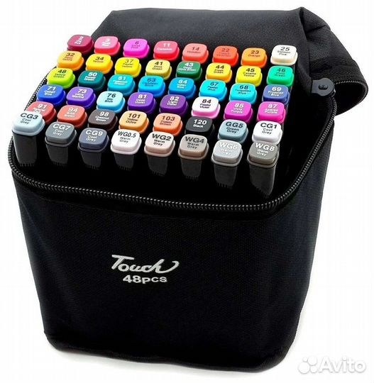 Набор двухсторонних маркеров для скетчинга