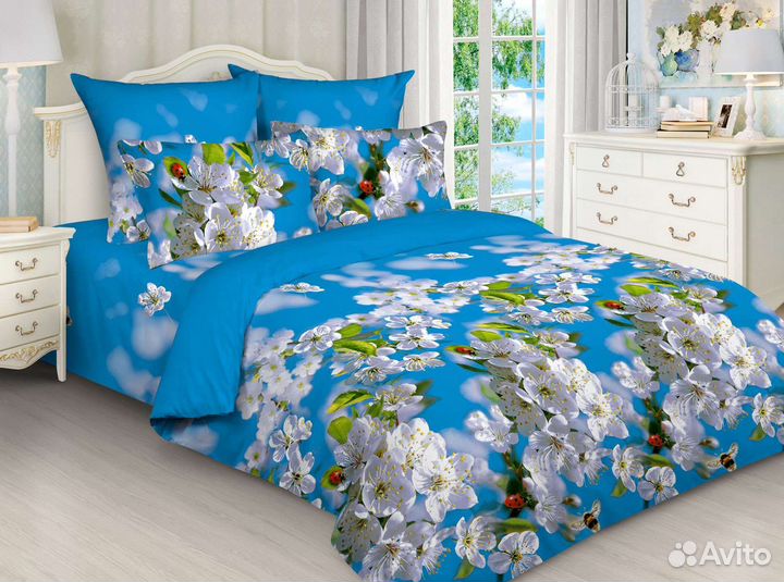 Постельное белье евро бязь