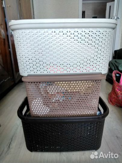 Пластиковые ящики для хранения