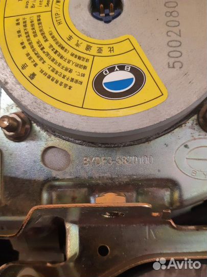 Подушка безопасности в руль Byd F3 1.5 L DA4G15S