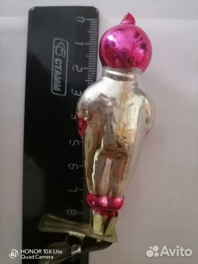 Елочная игрушка космонавт СССР