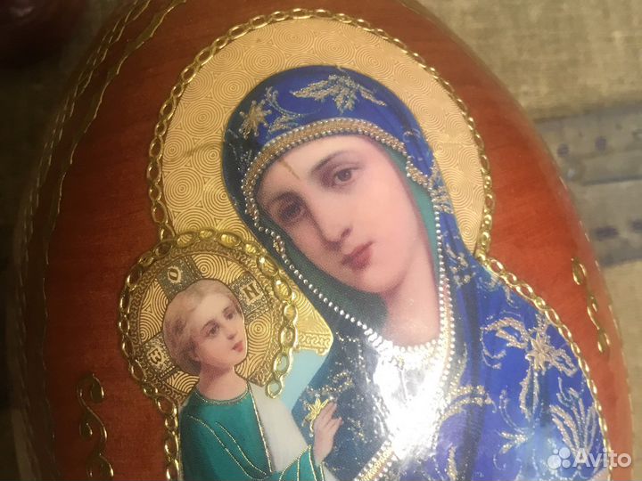 Яйцо пасхальное деревянное набор