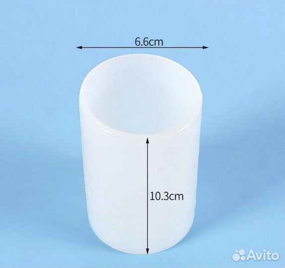 Силиконовый молд, Форма для свечей Цилиндр Большой